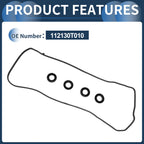 Valve Cover Gasket No. 112130T010 for Toyota Auris (2007–2018)