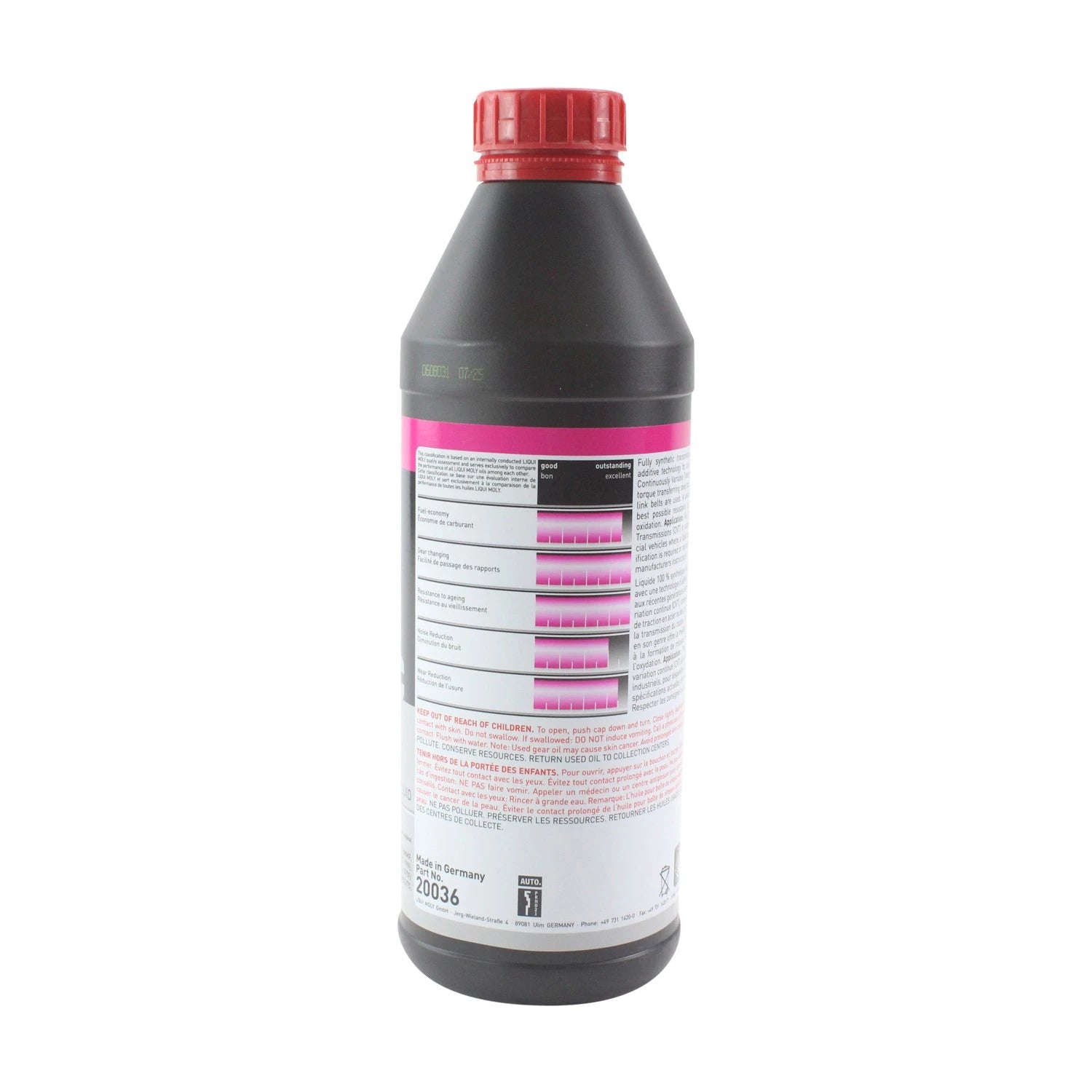 Set of 12 Liqui Moly Top Tec ATF 1400 Automatic Transmission Fluid (1L each)