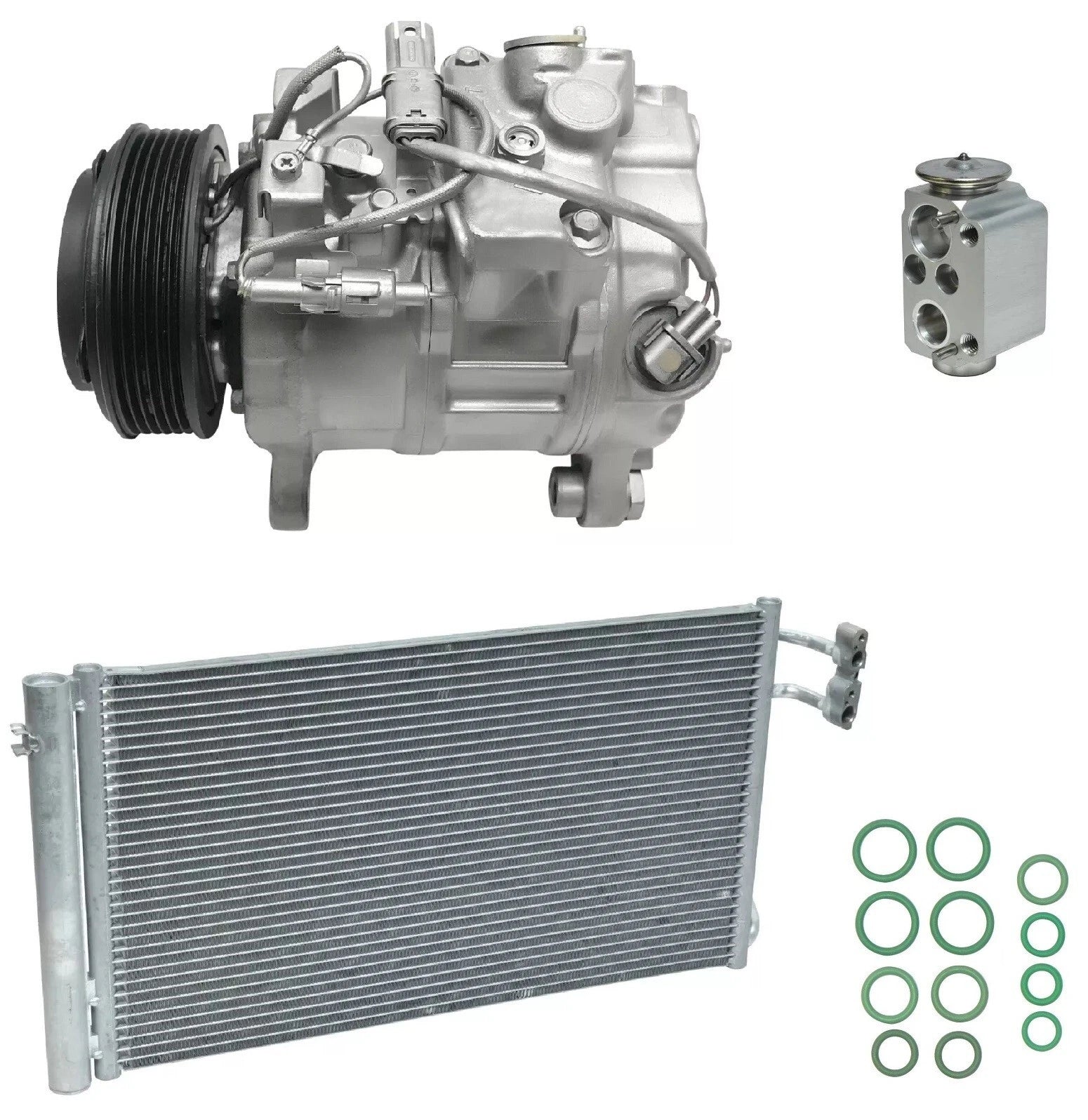 AC Compressor Kit With Condenser for BMW X1 2.0L (2014–2014)