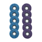 10 Pack Diamond Strip Discs for Angle Grinder (4-1/2" x 7/8")