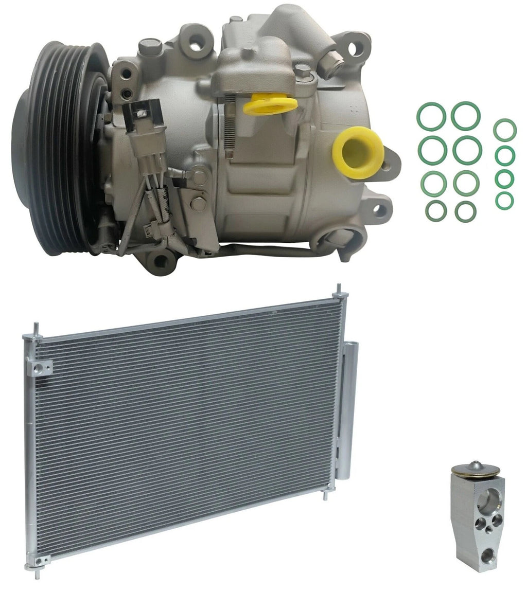 AC Compressor Kit with Condenser for Acura RLX 3.5L (2017–2018)