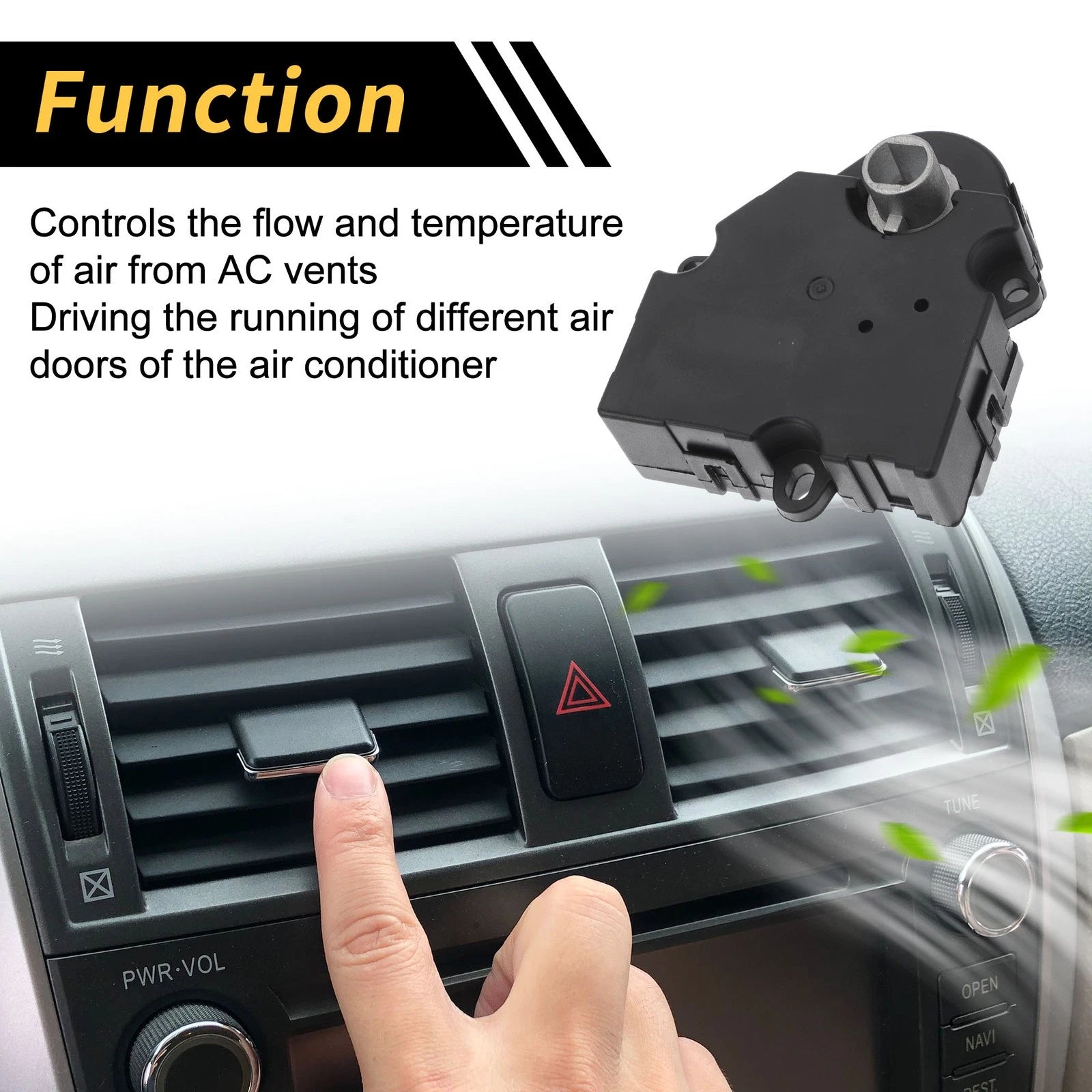 HVAC Air Door Actuator Heater Blend for Buick Rainier (2004–2007) No. 604120/89018678