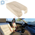 Beige Leather Synthetic Center Console Armrest Cover for Honda Accord (2008–2012)