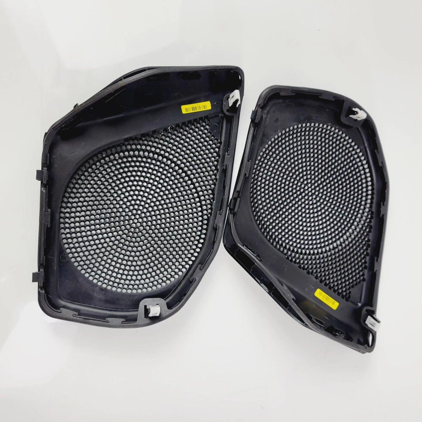 Set of 2 Gloss Black Grills for Harley-Davidson Road Glide (OEM 76001323, 76001324)