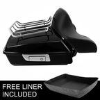 Chopped Trunk Backrest Luggage Rack for Harley Touring (2009–2013)