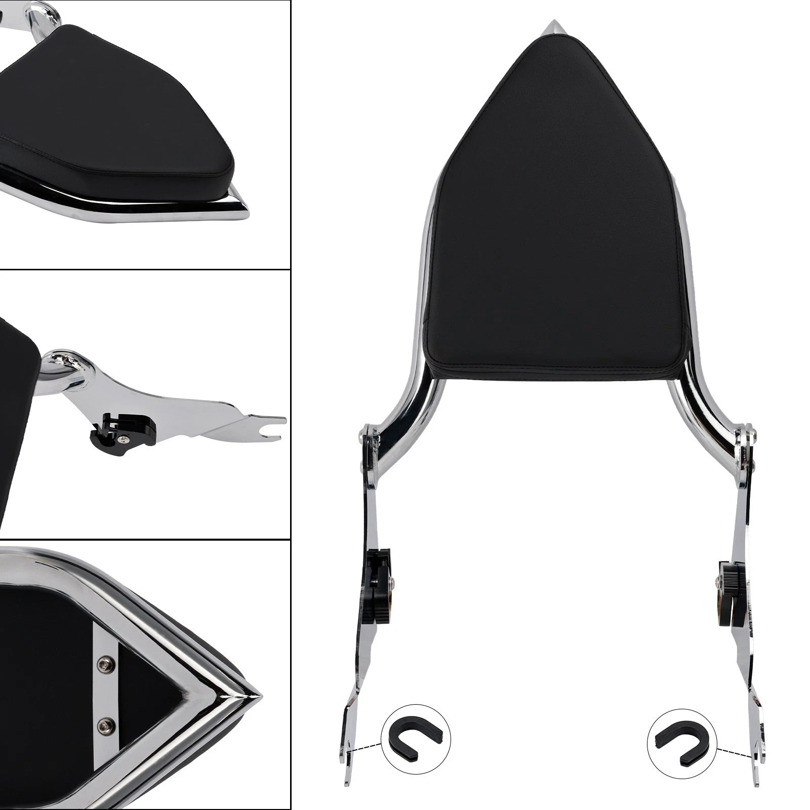 Passenger Sissy Bar Backrest for Road King, Street Glide (2009–2024)
