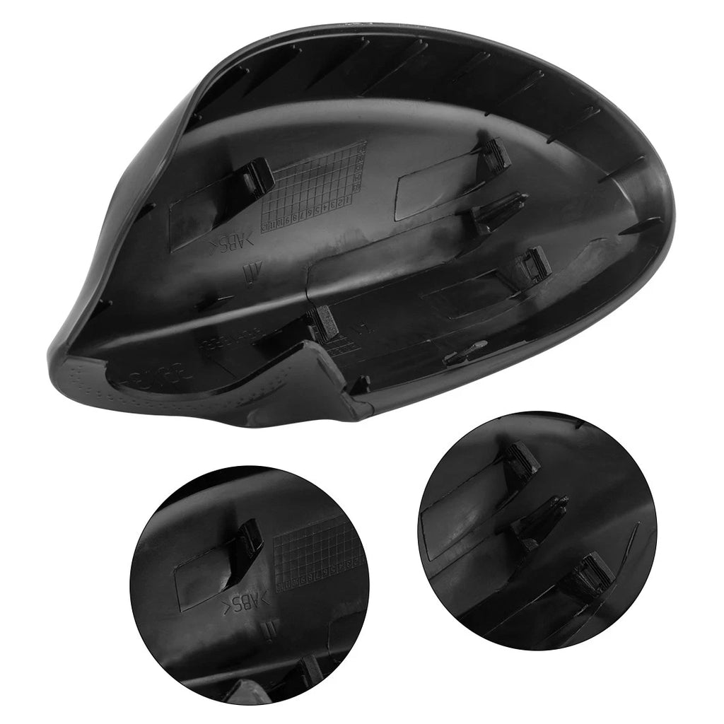Pair Exterior Rear View Mirror Cover Cap for BMW E90 E91 (2005–2008)