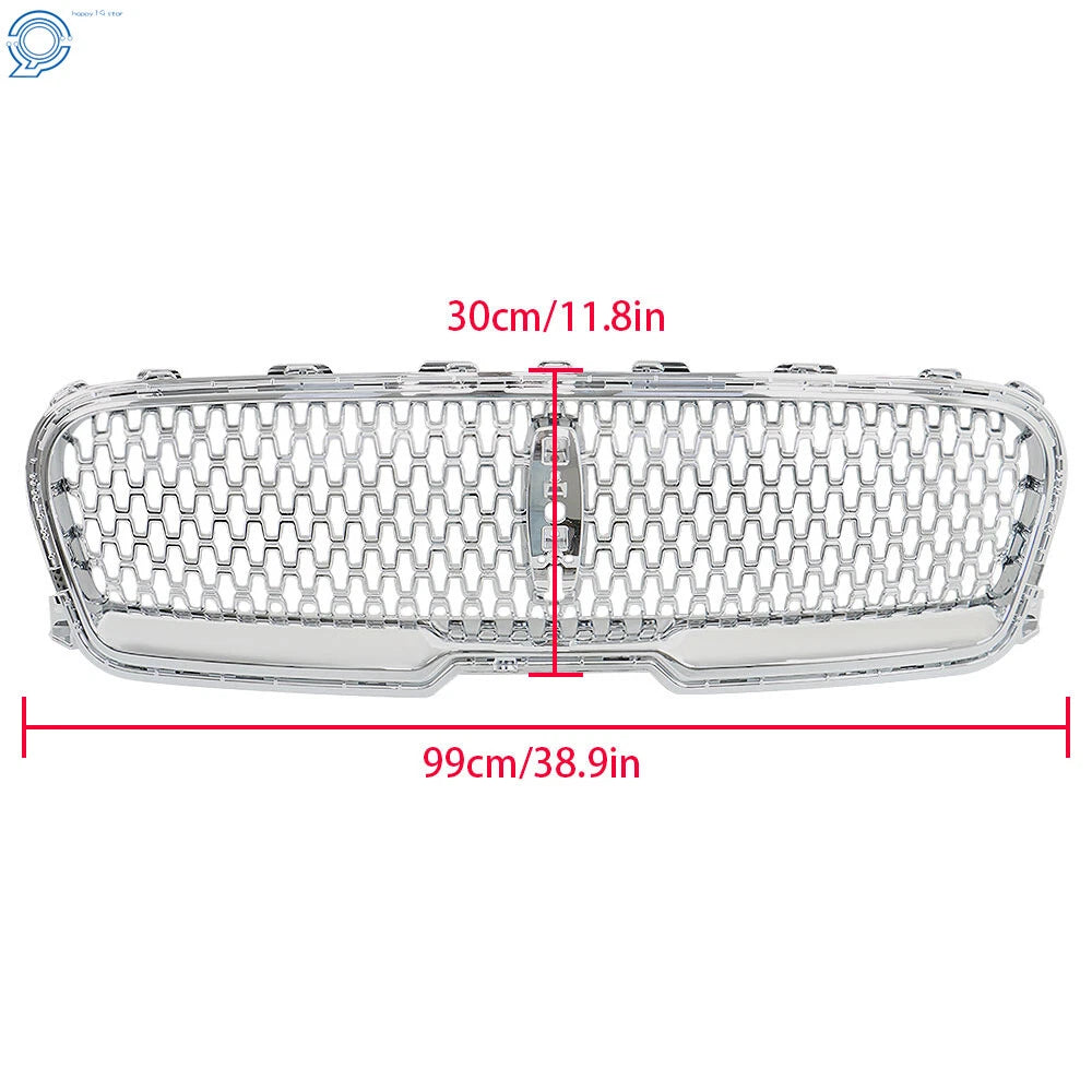 Front Upper Grille with Camera Hole for Lincoln Continental (2017-2020)