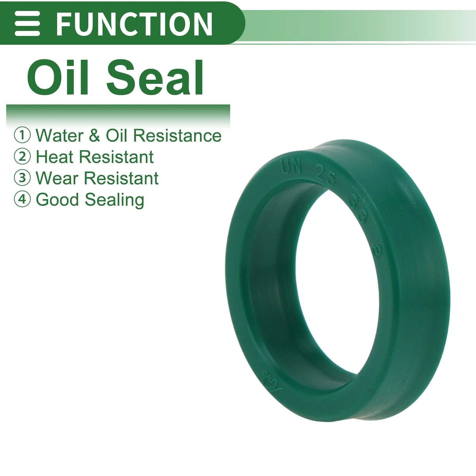 Set of 5 Oil Seal Rotary Shaft Seal 25x33x8mm for Various Models