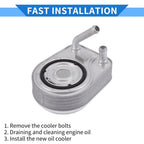 Engine Oil Cooler with Seals for Hyundai Tucson, Kona (2018-2023)