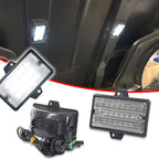 2X Clear Lens White LED Under Hood Lights for Corvette C4 (1984–1996)