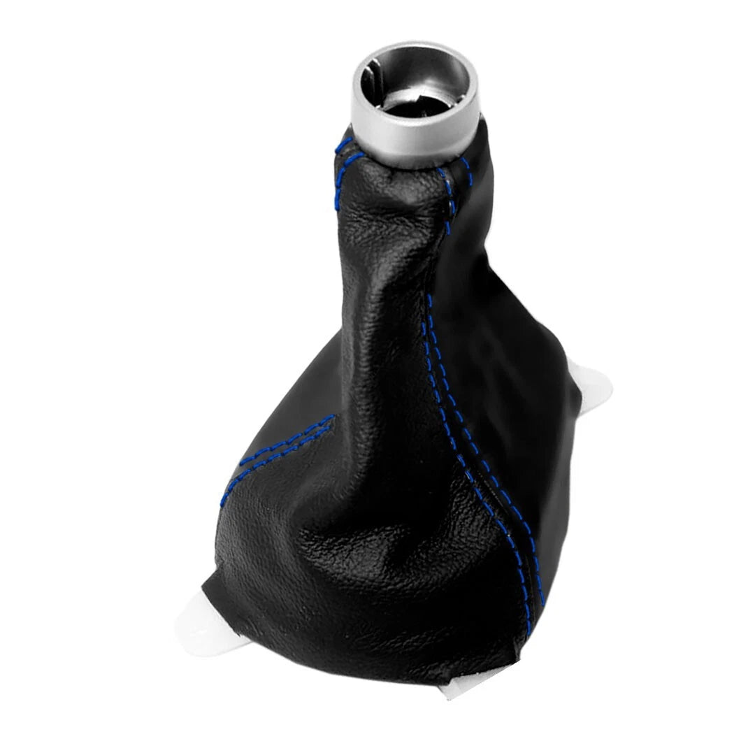 Manual Shift Boot for Honda CR-Z (2010–2014) Blue Stitch Leather Synthetic