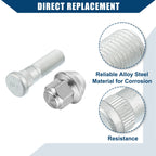 Set of 4 No.CV6Z1012C M12-1.5 Wheel Lug Stud Bolts for Ford Fiesta Focus Fusion (2011–2020)