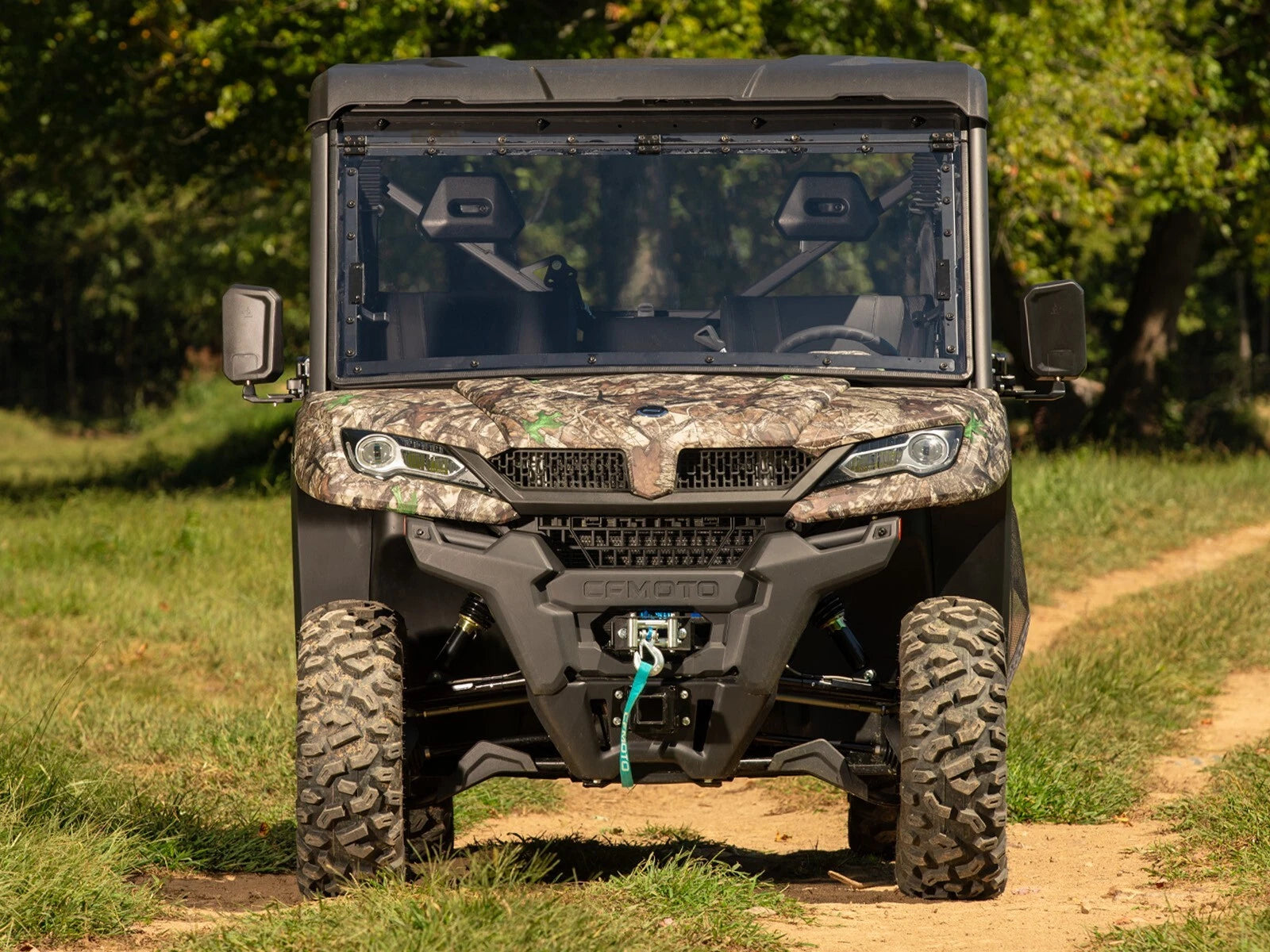 Scratch Resistant Flip Windshield for CFMOTO UForce 1000 (2022–2023)