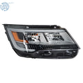 Right Side Headlight for Ford Explorer (2016–2019) w/LED DRL Halogen