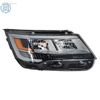 Right Side Headlight for Ford Explorer (2016–2019) w/LED DRL Halogen