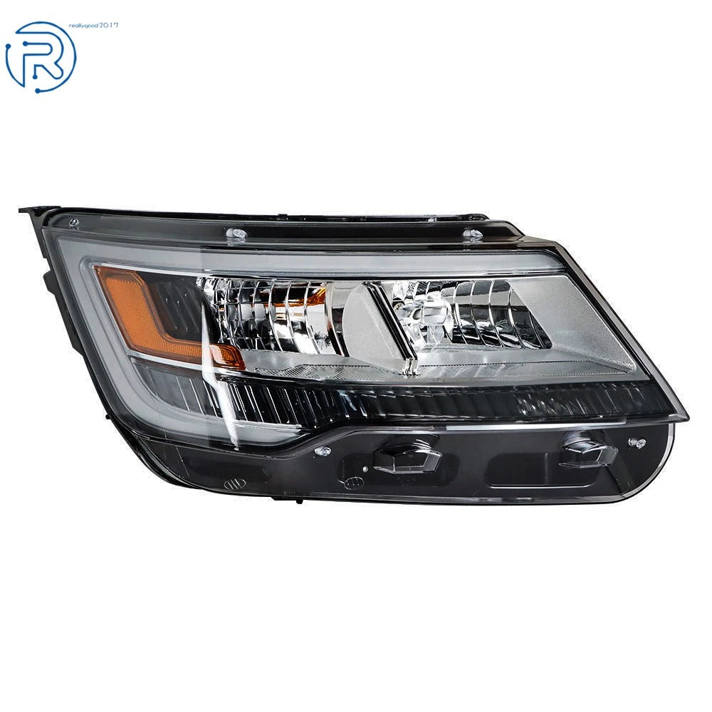 Right Side Headlight for Ford Explorer (2016–2019) w/LED DRL Halogen
