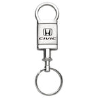 Satin-Chrome Valet Keychain - Officially Licensed for Honda Civic