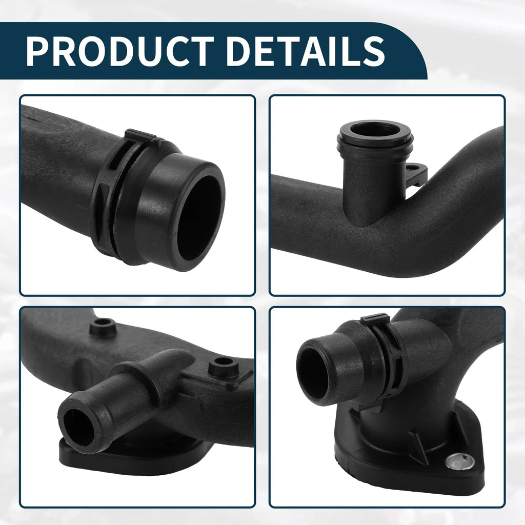 Engine Cooling Water Line for Volkswagen Touareg (2013–2018) No. 06E121045AE Plastic