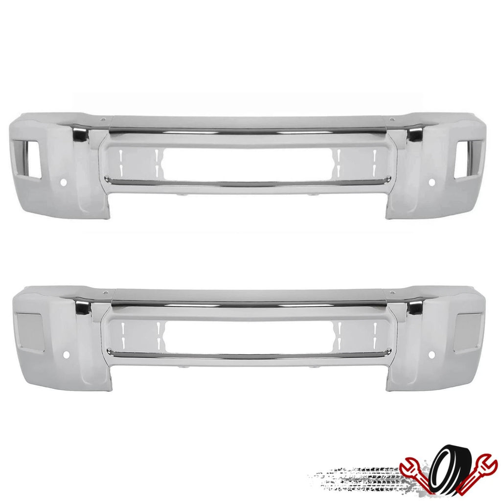 Chrome Front Bumper Face Bar for Chevrolet Silverado 2500HD/3500HD (2015–2019)