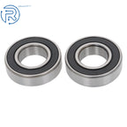 Set of 10 Ball Bearings with Double Rubber Seals 1x2x9/16"