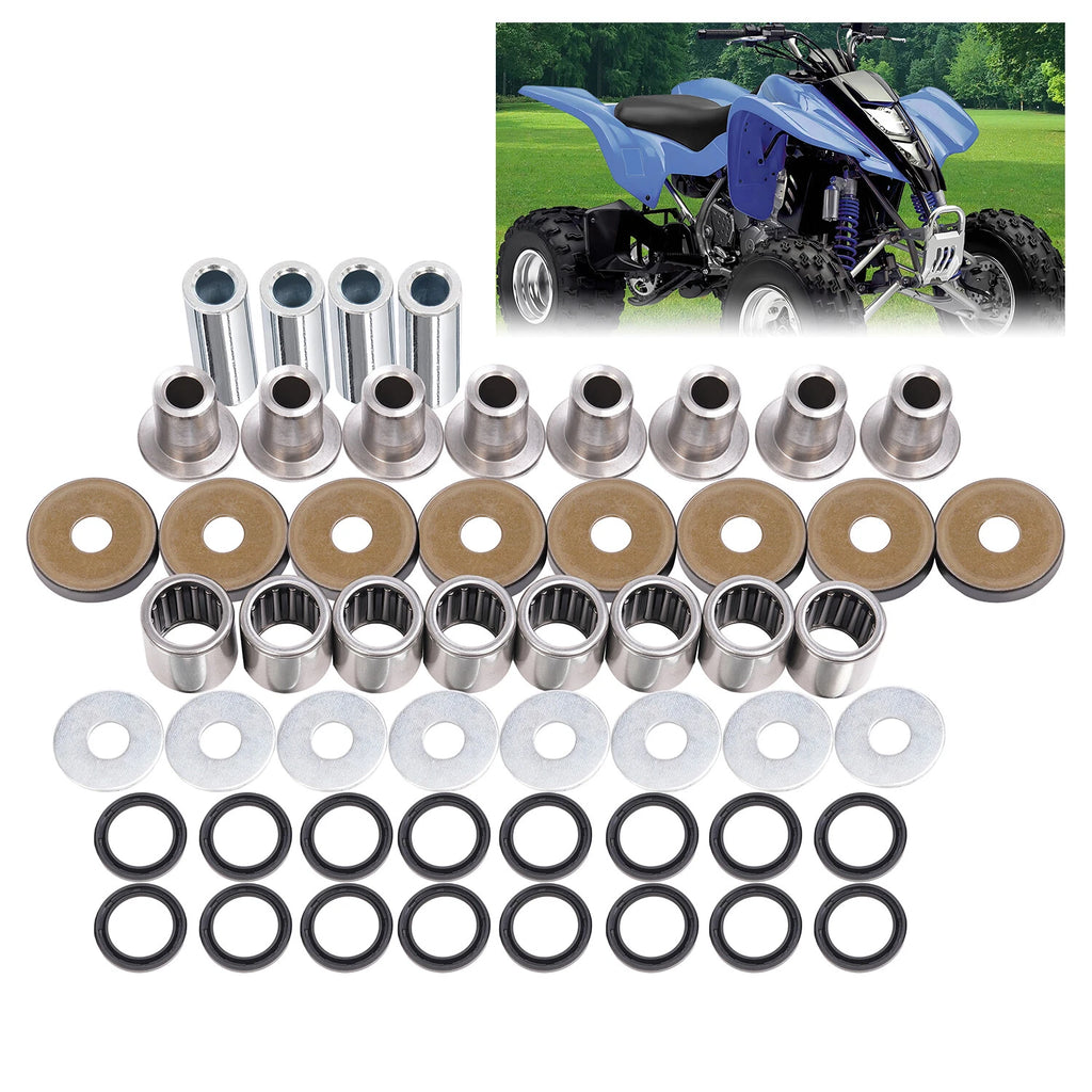 Front Upper & Lower A Arm Bushing Seal Kit for Suzuki LTZ400, Arctic Cat 400 (2003–2014)