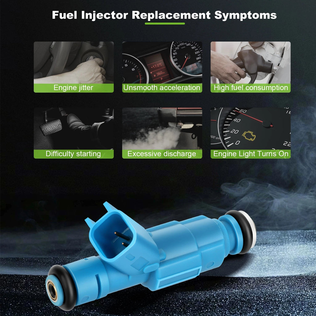 Set of 6 Fuel Injectors for Dodge Ram 1500, Jeep Liberty 3.7L (2002–2003) RL031099