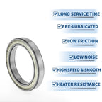 Deep Groove Ball Bearing P5 90x125x18mm for Scooter Skateboard (1 Pc)