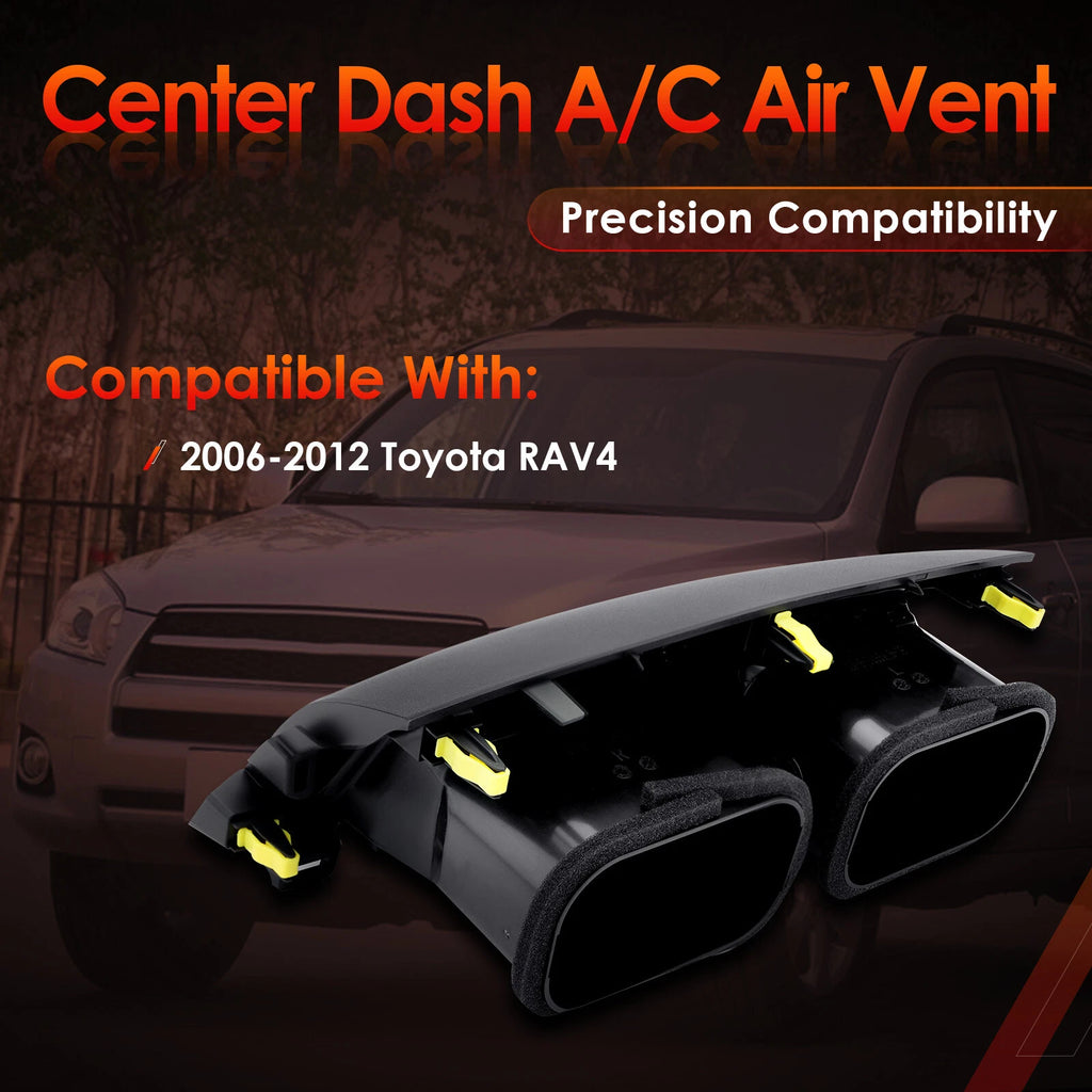 Center Dash A/C Air Vent Trim Panel for Toyota RAV4 (2006-2012)