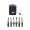 Wix Engine Oil Filter & NGK 6 Laser Platinum Spark Plugs for A4 Quattro (2002–2008)