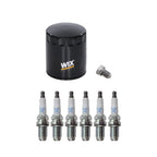 Wix Engine Oil Filter & NGK 6 Laser Platinum Spark Plugs for A4 Quattro (2002–2008)