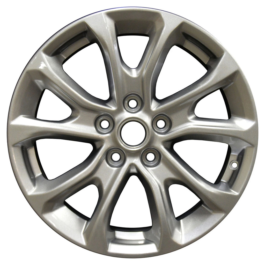 17x7 Factory Wheel Sparkle Silver Full Face for 2018 Chevrolet Equinox