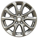 17x7 Factory Wheel Sparkle Silver Full Face for 2018 Chevrolet Equinox
