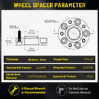Wheel Spacer Set for Jeep Wrangler Dodge Durango (2011-2023)
