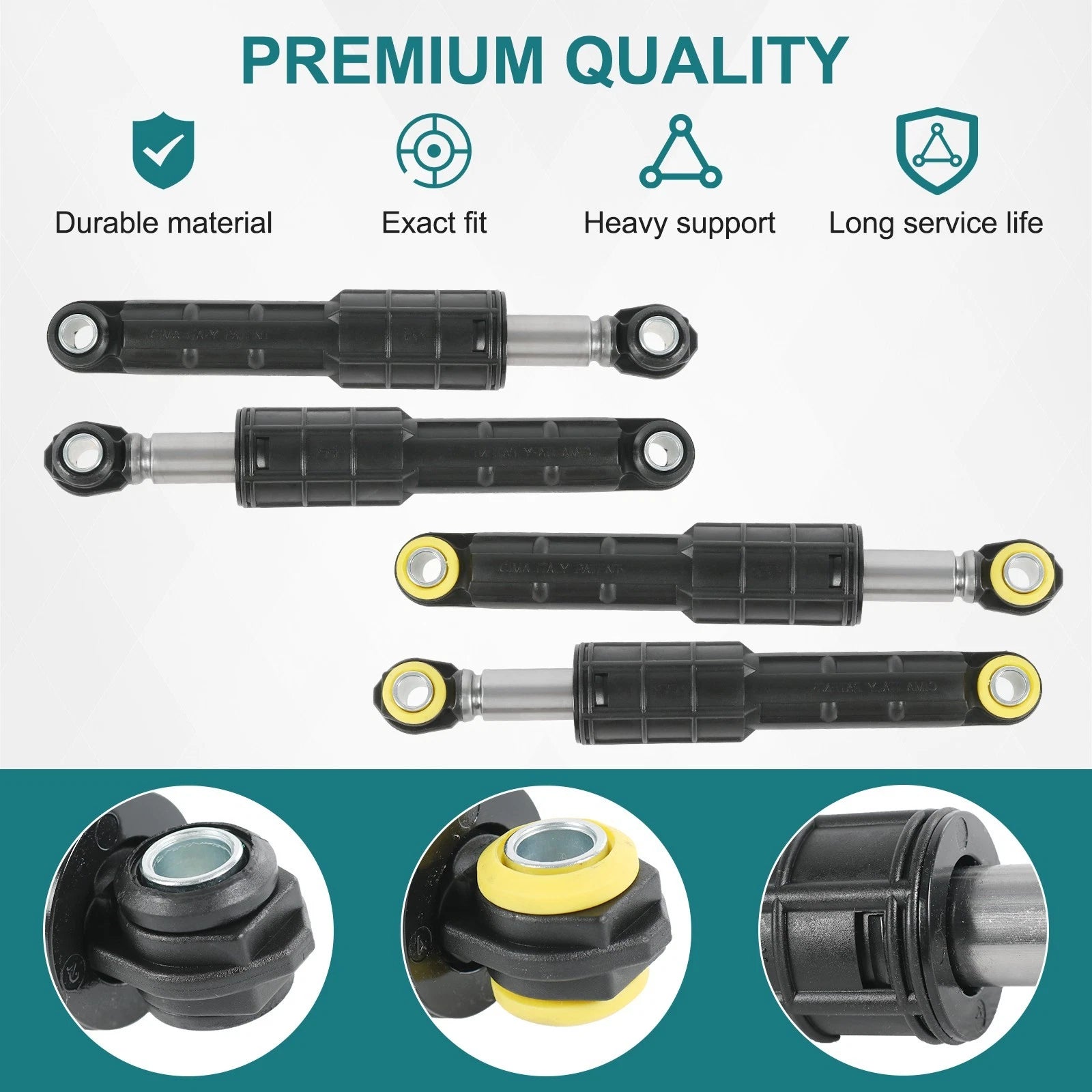 Set of 4 Washer Shock Absorbers for Samsung