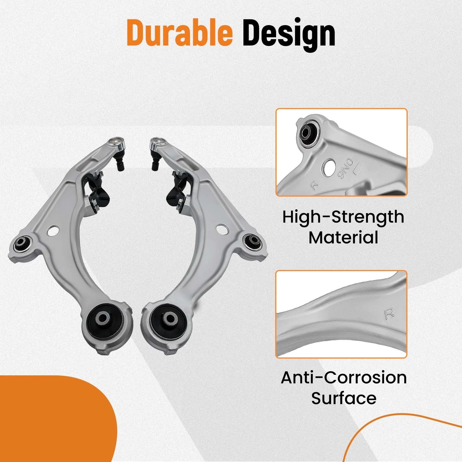 4X Suspension Kits Front Lower Control Arms w/Ball Joint for Nissan Maxima (2009–2014)