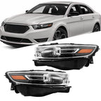 Pair Headlight Assemblies for Ford Taurus (2016–2019) Halogen