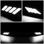 LED DRL Honeycomb Front Lower Bumper Grille for Ford Mustang (2018–2019)