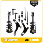 10 Piece Front Struts Control Arms Tie Rods Kit for Chrysler PT Cruiser