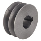 Double Groove V Belt Pulley for A Type Motor (Cast Iron)