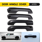 Set of 4 Matte Black Door Handle Cover Trim for Toyota Tundra (2022–2024)