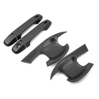 Set of 4 Carbon Fiber Front Door Handle Covers for Toyota C-HR (2017–2022)