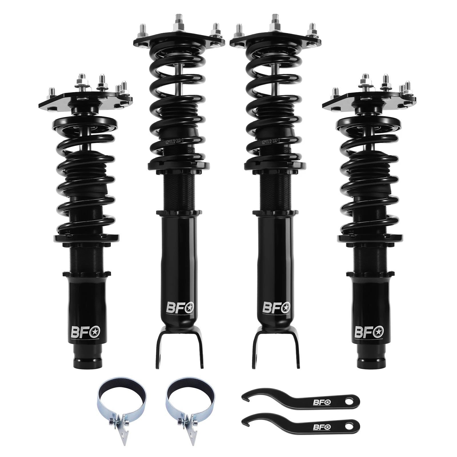 BFO Adjustable Coilovers Shocks Springs Kit for Honda Prelude (1992–2001)