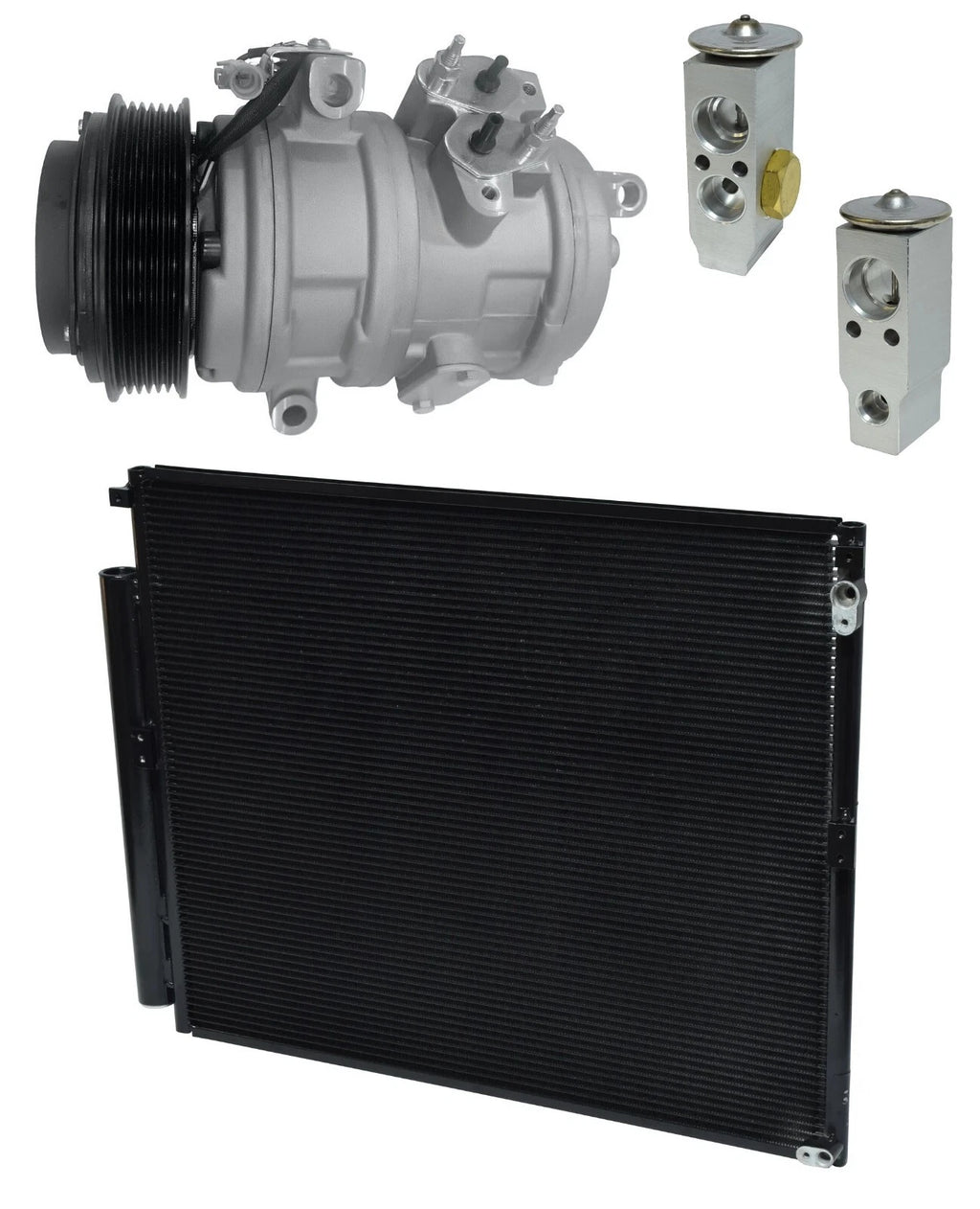AC Compressor Kit with Condenser for Lexus GX470 4.7L (2003–2009)