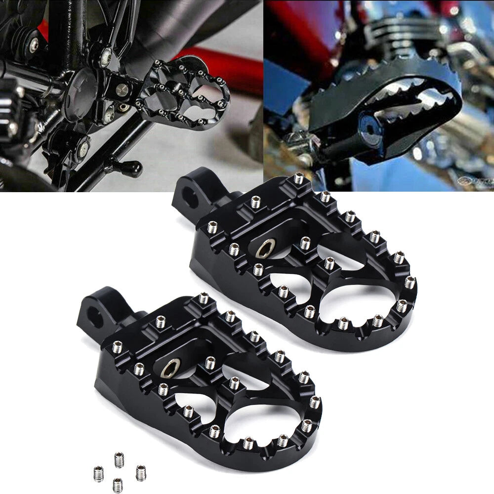 Wide Fat Foot Pegs for Harley Dyna Sportster 883
