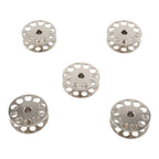 5x Large Steel Bobbins for Singer 144W 145W, Mitsubishi DU-105 DU-108