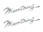 Fender Emblems Chrome Adhesive Script for Ford Mustang (1968–1968)