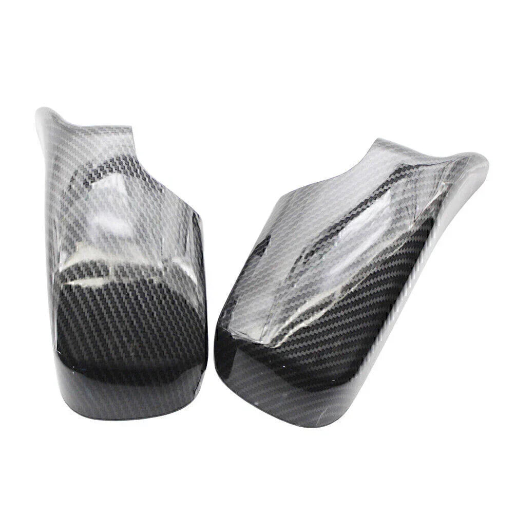 Carbon Fiber ABS Front & Rear View Mirror Covers for BMW E46 (1998-2005)