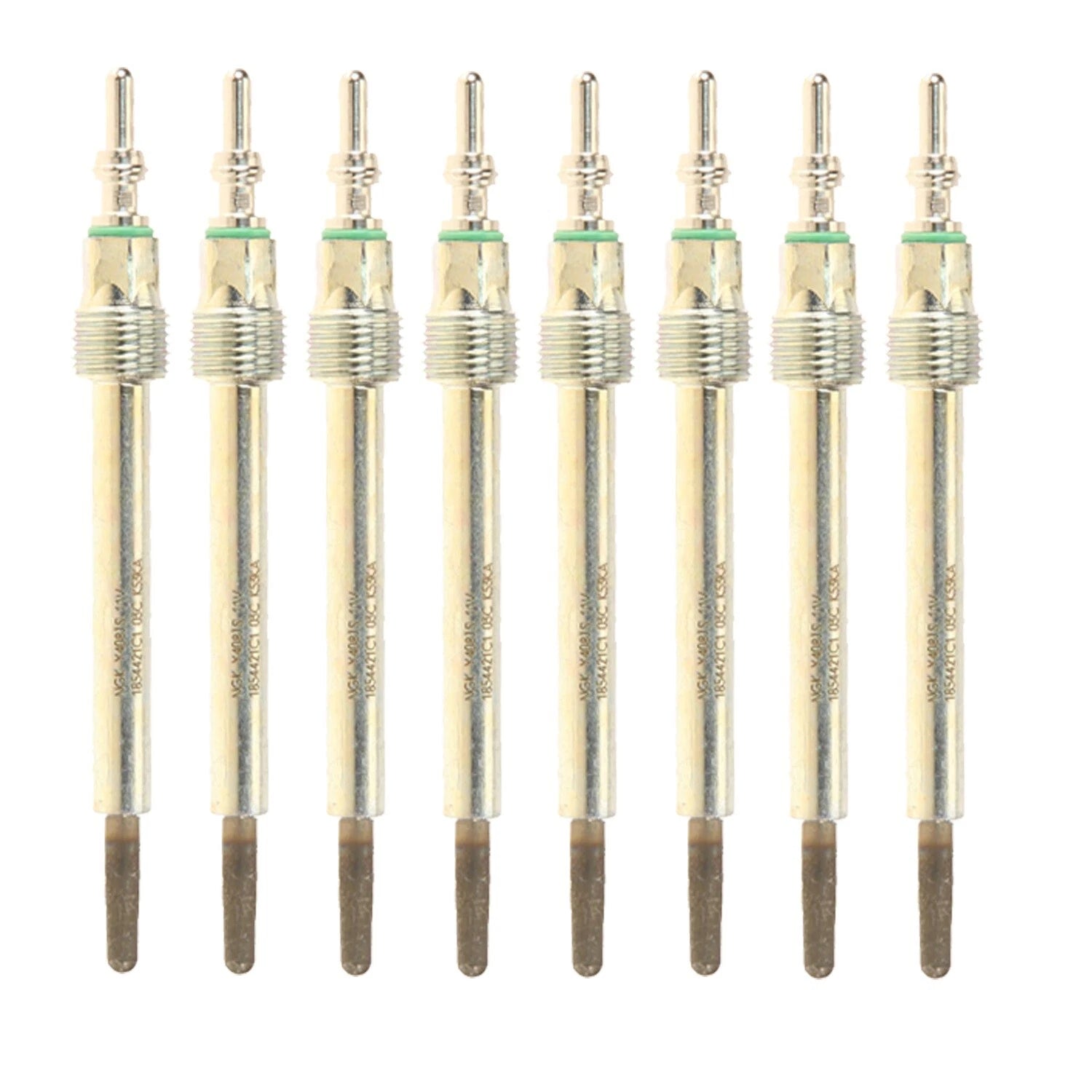 Set of 8 Diesel Glow Plugs for Ford F-250 F-350 Super Duty (2008–2010)