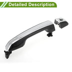 Exterior Door Handle for Lexus GX460 4Runner (2010–2023) Silver Tone Front Left